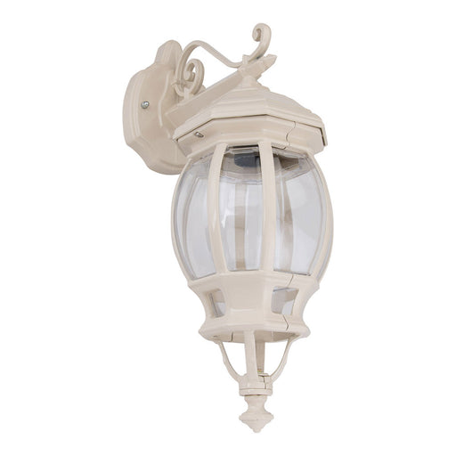 Buy Outdoor Wall Lanterns Australia Vienna Outdoor Wall Lantern Down Bracket H510mm Beige Aluminium - 15890