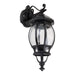 Buy Outdoor Wall Lanterns Australia Vienna Outdoor Wall Lantern Down Bracket H510mm Black Aluminium - 15891
