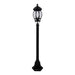 Buy Post Lights Australia Vienna Post Light H1310mm Black Aluminium - 15903