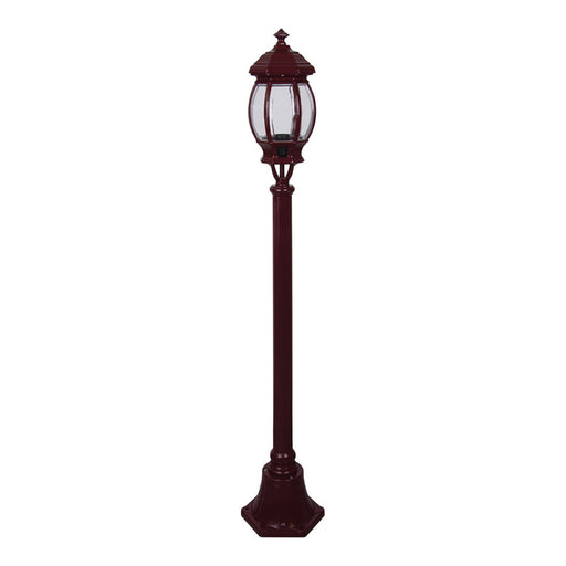 Buy Post Lights Australia Vienna Post Light H1310mm Burgundy Aluminium - 15904