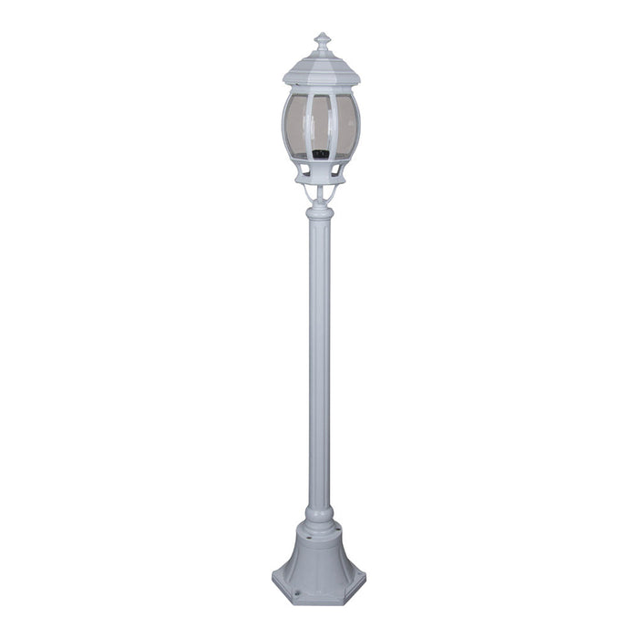 Buy Post Lights Australia Vienna Post Light H1310mm White Aluminium - 15907