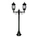 Buy Post Lights Australia Vienna Post 2 Lights H1430mm Black Aluminium - 15909