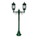 Buy Post Lights Australia Vienna Post 2 Lights H1430mm Green Aluminium - 15911