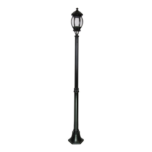 Buy Post Lights Australia Vienna Post Light H1950mm Black Aluminium - 15915