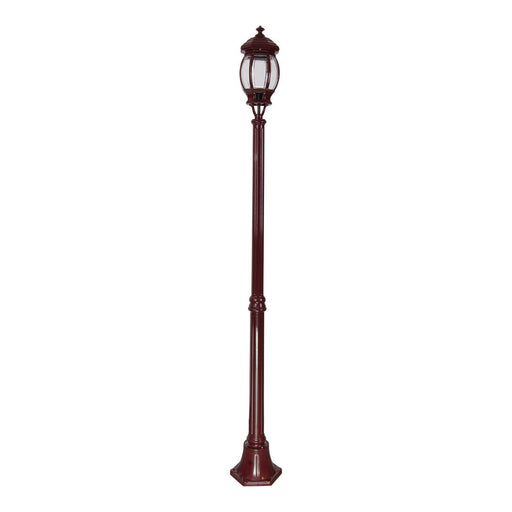 Buy Post Lights Australia Vienna Post Light H1950mm Burgundy Aluminium - 15916