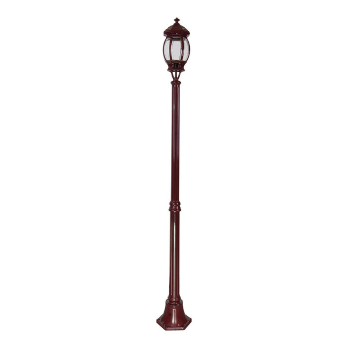 Buy Post Lights Australia Vienna Post Light H1950mm Burgundy Aluminium - 15916
