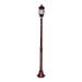 Buy Post Lights Australia Vienna Post Light H1950mm Burgundy Aluminium - 15916