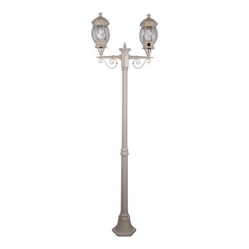 Buy Post Lights Australia Vienna Post 2 Lights H2060mm Beige Aluminium - 15920
