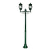 Buy Post Lights Australia Vienna Post 2 Lights H2060mm Green Aluminium - 15923