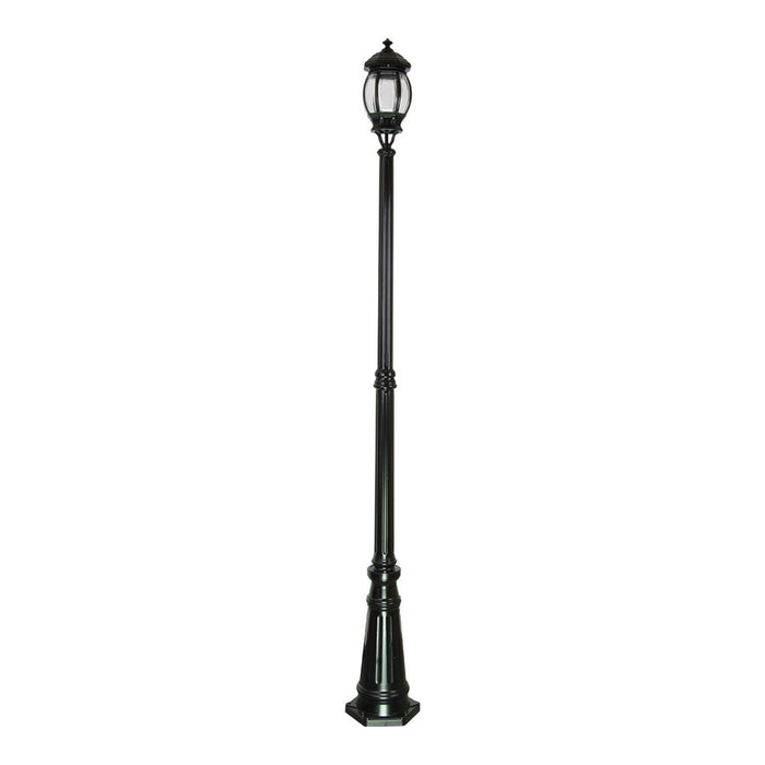 Buy Post Lights Australia Vienna Post Light H2300mm Black Aluminium - 15927