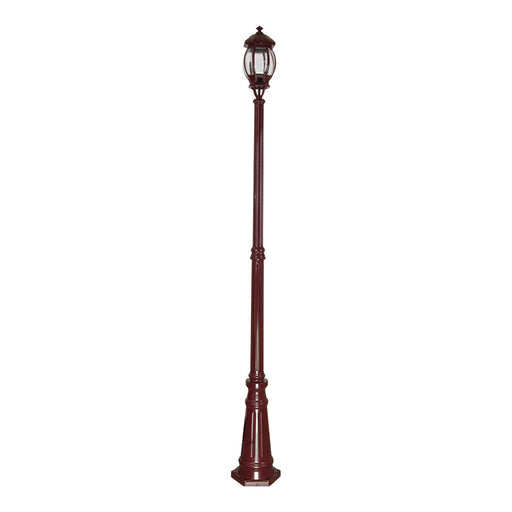 Buy Post Lights Australia Vienna Post Light H2300mm Burgundy Aluminium - 15928