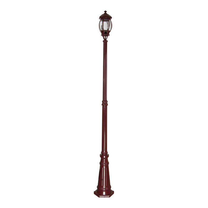 Buy Post Lights Australia Vienna Post Light H2300mm Burgundy Aluminium - 15928