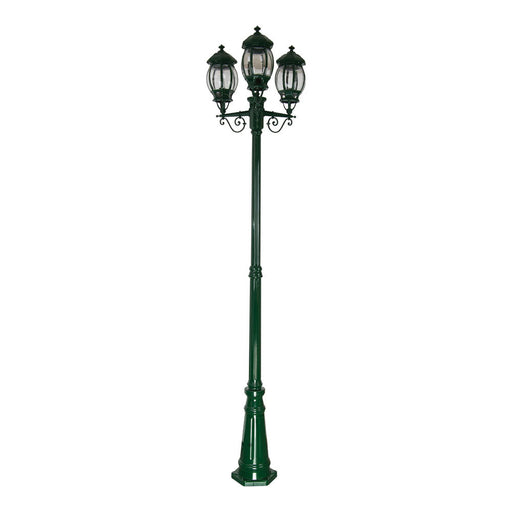 Buy Post Lights Australia Vienna Post 3 Lights H2410mm Green Aluminium - 15941