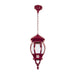 Buy Pendant Lights Australia Vienna Pendant Light Burgundy Aluminium - 15982