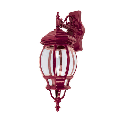 Buy Wall Sconce Australia Vienna Wall Sconce Down Bracket H625mm Burgundy Aluminium - 15994