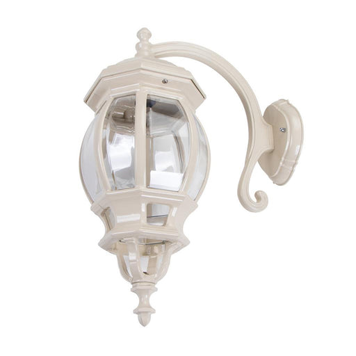 Buy Outdoor Wall Lanterns Australia Vienna Outdoor Wall Lantern Down Bracket H625mm Beige Aluminium - 16128