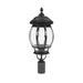 Buy Post Tops Australia Vienna Post Top H545mm Black Aluminium - 16005