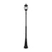 Buy Post Lights Australia Vienna Post Light H2380mm Black Aluminium - 16011