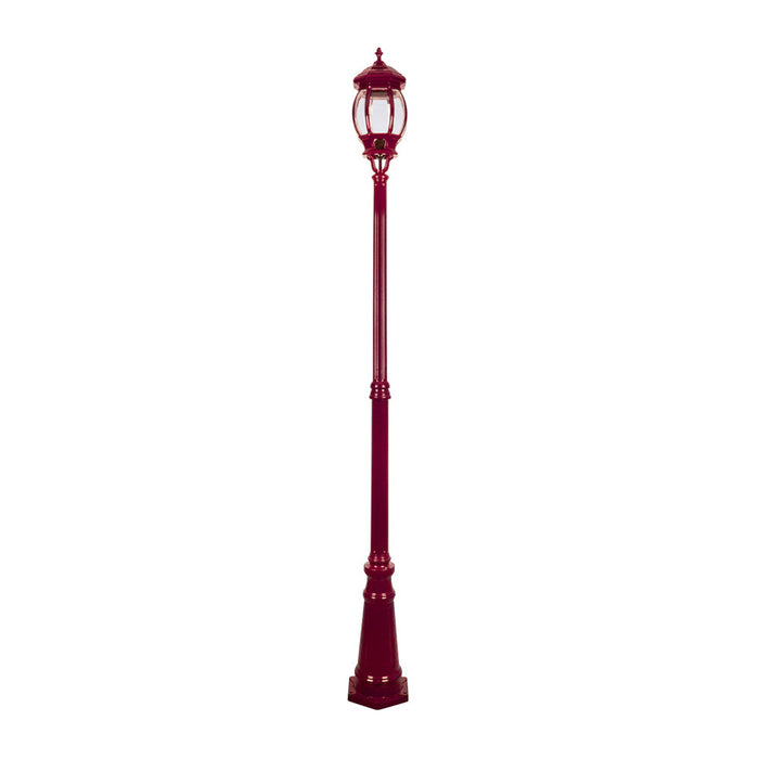 Buy Post Lights Australia Vienna Post Light H2380mm Burgundy Aluminium - 16012