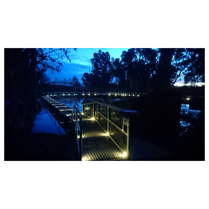 Buy Deck Lights Australia HAMPTONS SE8002 LED Deck Light Kit Stainless Steel 3000K IP67 - SE8002WW