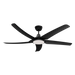 Buy DC Ceiling Fans With Light Australia Hover DC Ceiling Fan 52" Black LED Light White - 60070