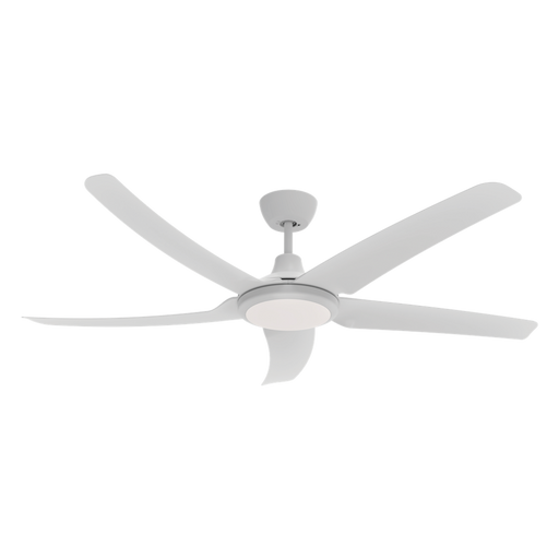 Buy DC Ceiling Fans With Light Australia Hover DC Ceiling Fan 52" White LED Light White - 60071