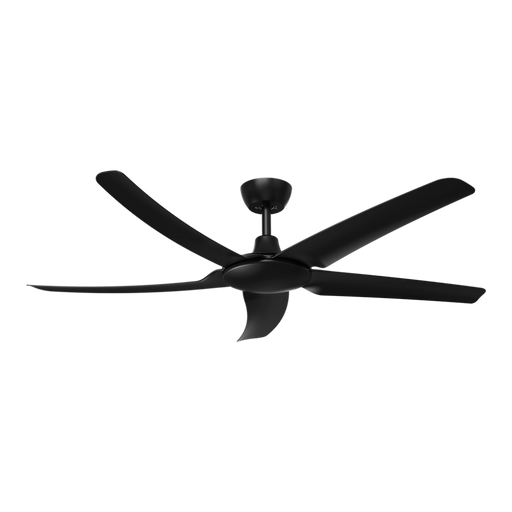 Buy DC Ceiling Fans Australia Hover DC Ceiling Fan 56" Black ABS Polymer Blades - 60060