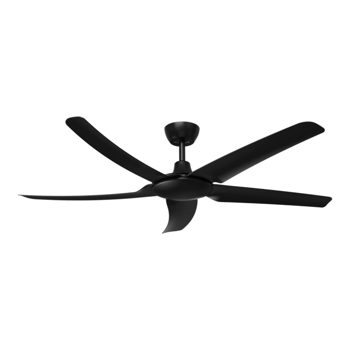 Buy DC Ceiling Fans Australia Hover DC Ceiling Fan 56" Black ABS Polymer Blades - 60060