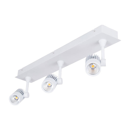 Buy Spotlights Australia Jet LED Spot 3 Lights 30W White Aluminium 5000K - 20655