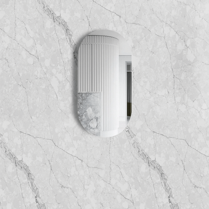 Noosa Oval LED Mirror 900x450 CCT - LED-OV9045N