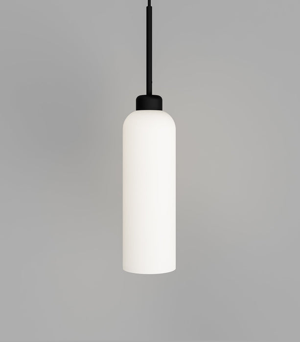 Parlour Lite Elong Pendant Light Black & White - LR.i02.26.BL + LR.A01.007.WH