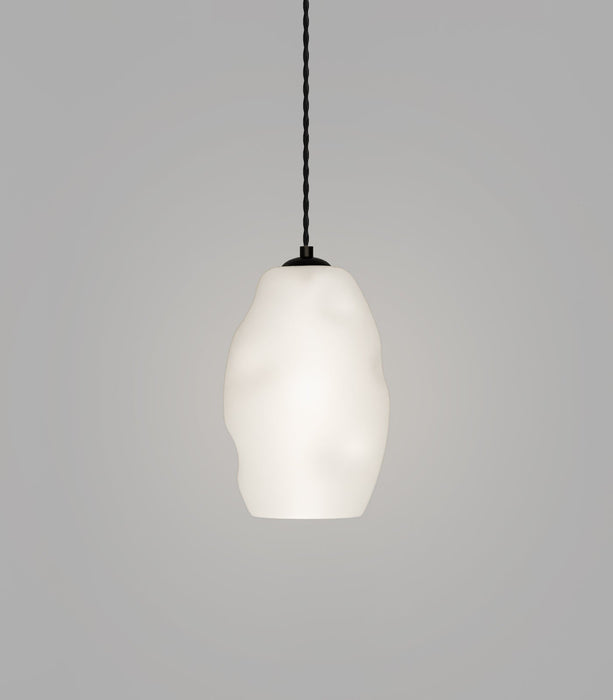 Organic Medium Pendant Light Iron & White - LR.i02.88.M.IRN.WH