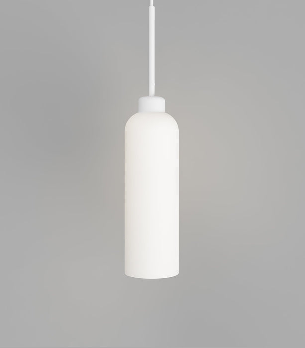 Parlour Lite Elong Pendant Light White - LR.i02.26.WH + LR.A01.007.WH