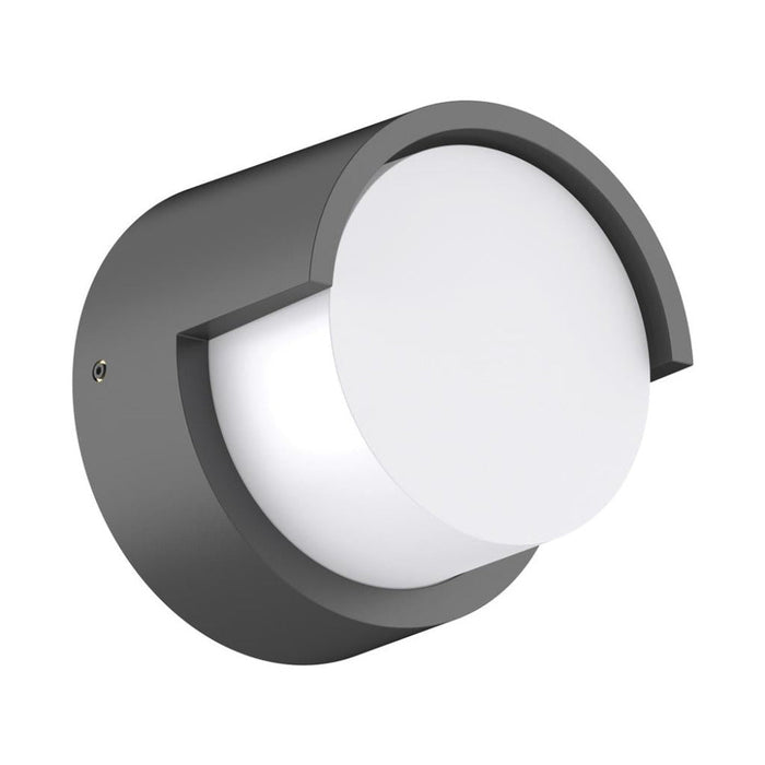 Buy Exterior Wall Lights Australia Livi Round Exterior Wall Light 5W Dark Grey 3CCT - 22690