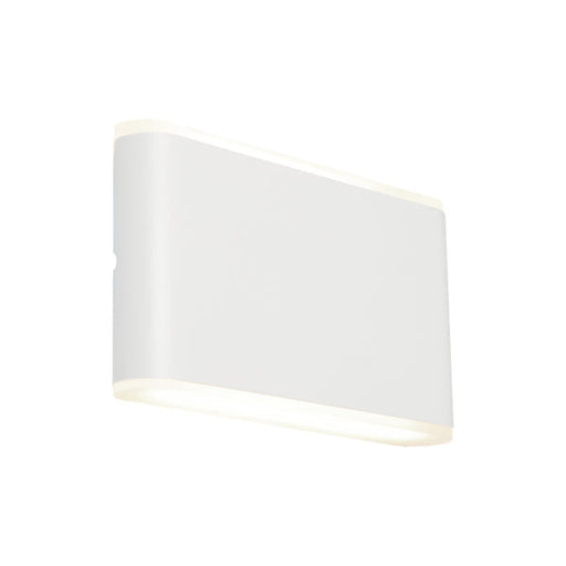 Buy Exterior Wall Lights Australia Madera LED Exterior Wall 2 Lights White Metal 3 CCT - MADE2EWHT
