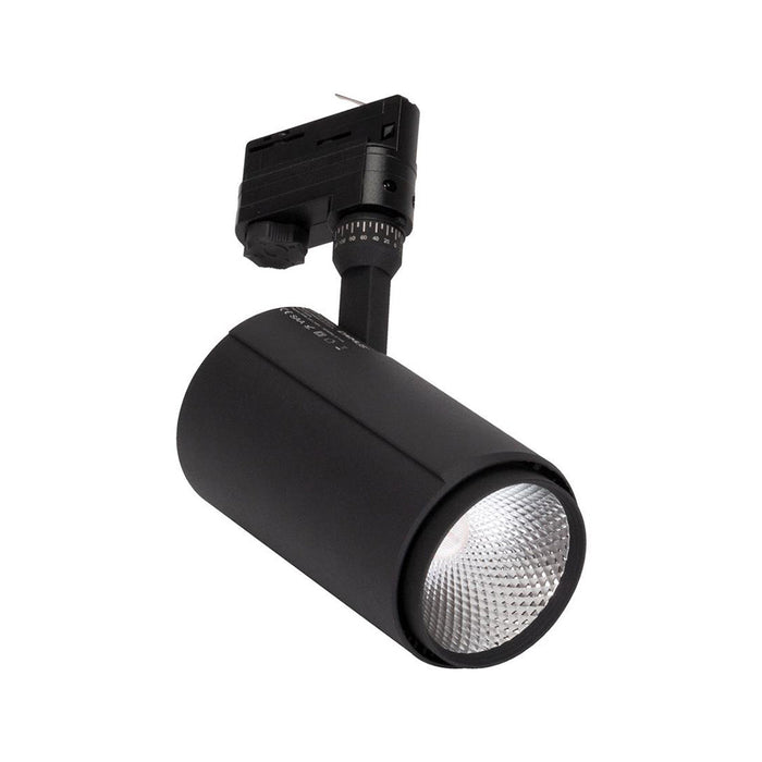 Buy Three Circuit Track Heads Australia MarsThree Circuit Track Head 35W Non Dimmable Black Aluminium 3000K - 22404