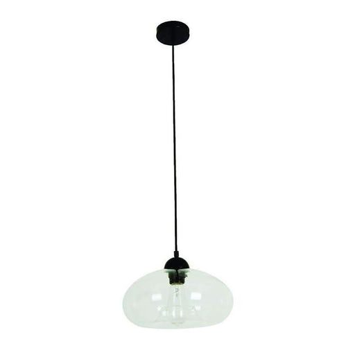 Buy Pendant Lights Australia MASON 1 Light Pendant With Clear Oval Glass - MASON8