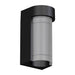 Buy Exterior Wall Lights Australia Miley Exterior Wall Light Black Aluminium 3CCT - 22664