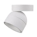 Buy Flush Mount Lights Australia Moon Flush Mount Light Tube White 3CCT - 22819