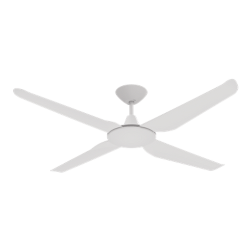 Buy DC Ceiling Fans Australia Motion DC Ceiling Fan 52" White ABS Polymer Blades - 60041