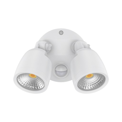 Buy Security Wall Lights Australia MURO LED 2 Spotlights With Sensor 20W White 3CCT - 25077