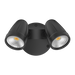 Buy Exterior Spotlights Australia MURO Exterior 2 Spotlights 32W Black 3CCT - 25084