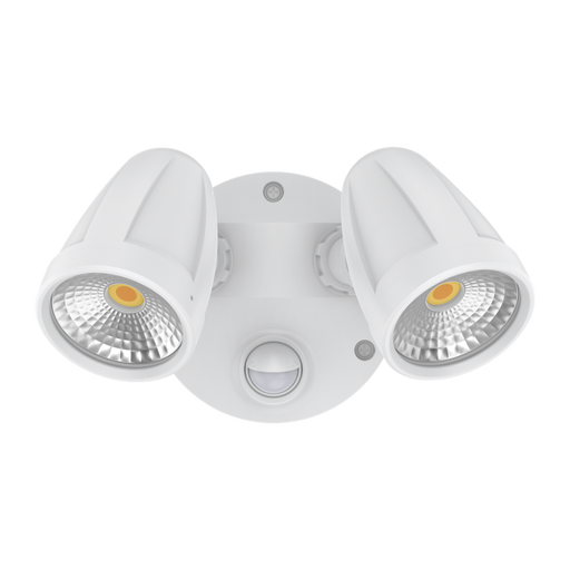 Buy Security Wall Lights Australia MURO LED 2 Spotlights 32W With Sensor White 3CCT - 25087