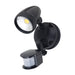 Buy Security Wall Lights Australia Muro Security Wall Light 15W Black Aluminium 3CCT - 25056