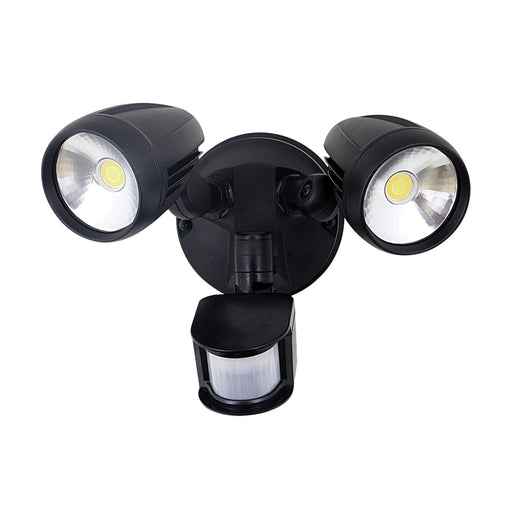 Buy Security Wall Lights Australia Muro Security Wall 2 Lights 30W Black Aluminium 3CCT - 25062