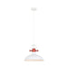 Buy Pendant Lights Australia NARVIK White Dome With Copper Highlight 1 Light Pendant - NARVIK1