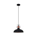 Buy Pendant Lights Australia NARVIK Black Dome With Copper Highlight 1 Light Pendant - NARVIK2