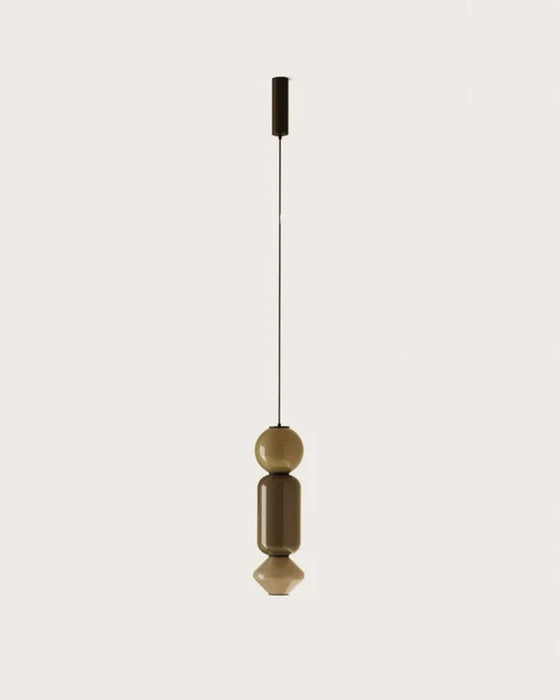 Papi LED Pendant Light 5W 2700k Sand Brown, Leaf Green & Silhouette - ARO.C1233/NEG/2/TBC