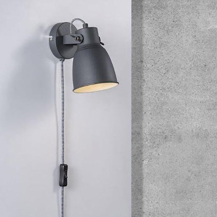 Buy Bedside Reading Lights Australia Adrian 1 Light Wall Light Black - 48801003