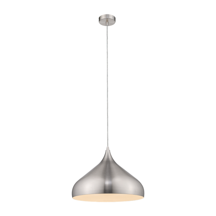 Buy Pendant Lights Australia Nova Pendant Light W420mm Brushed Nickel Metal - 31432